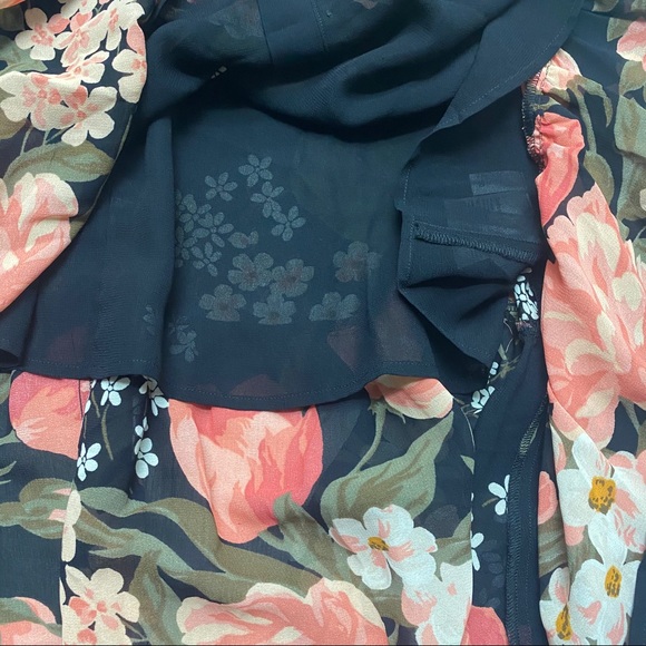 Reformation Jaden Floral Tiered Midi Dress 10 - Picture 10 of 10